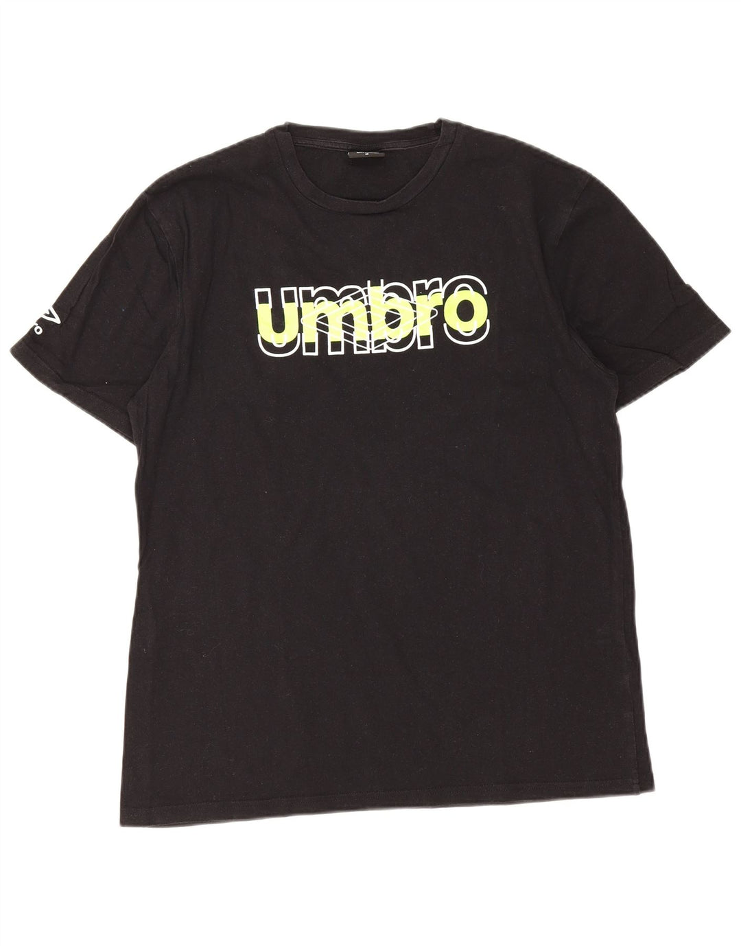 Umbro T-Shirt Graphique Homme Noir Moyen Coton