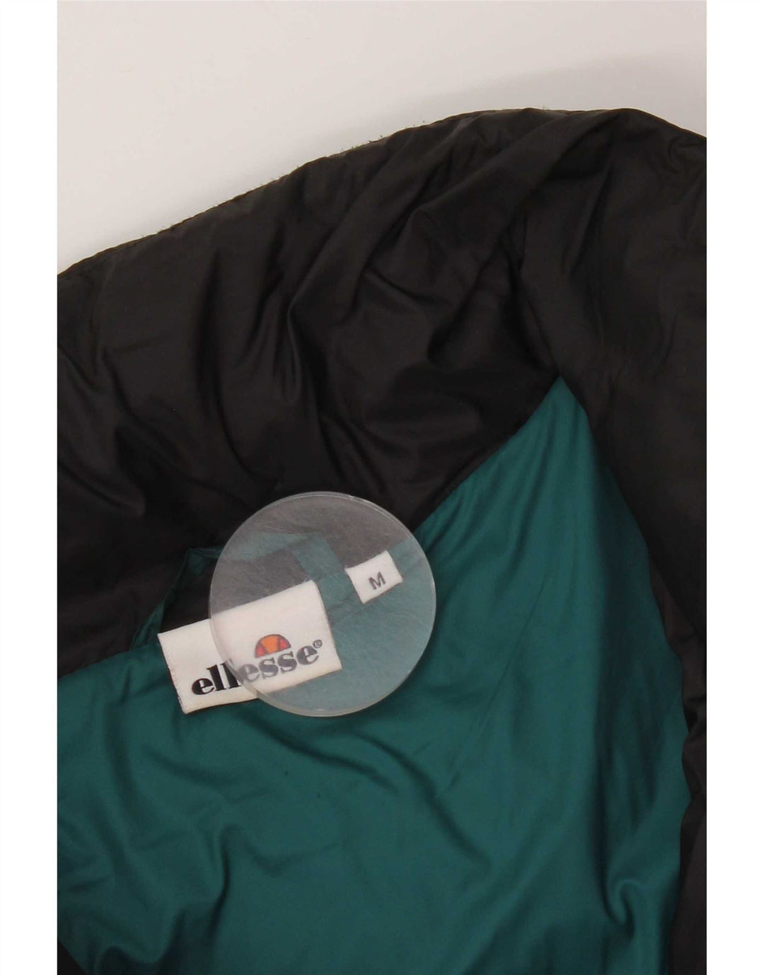 Ellesse Veste matelassée pour homme UK 38 Bleu moyen Nylon colour block