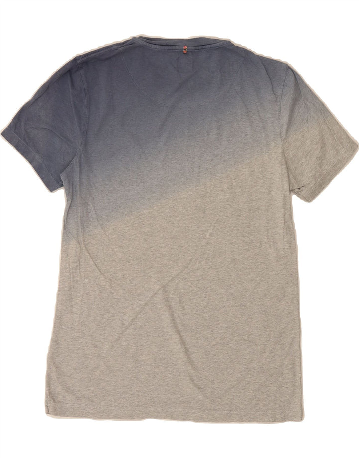 PRETTY GREEN Mens T-Shirt Top Small Grey Colourblock Cotton Vintage Pretty Green and Second-Hand Pretty Green from Messina Hembry 