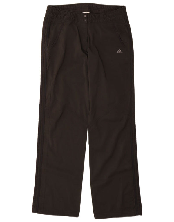 Adidas Pantalon de survêtement Climalite pour femme UK 12 Medium Noir Polyester
