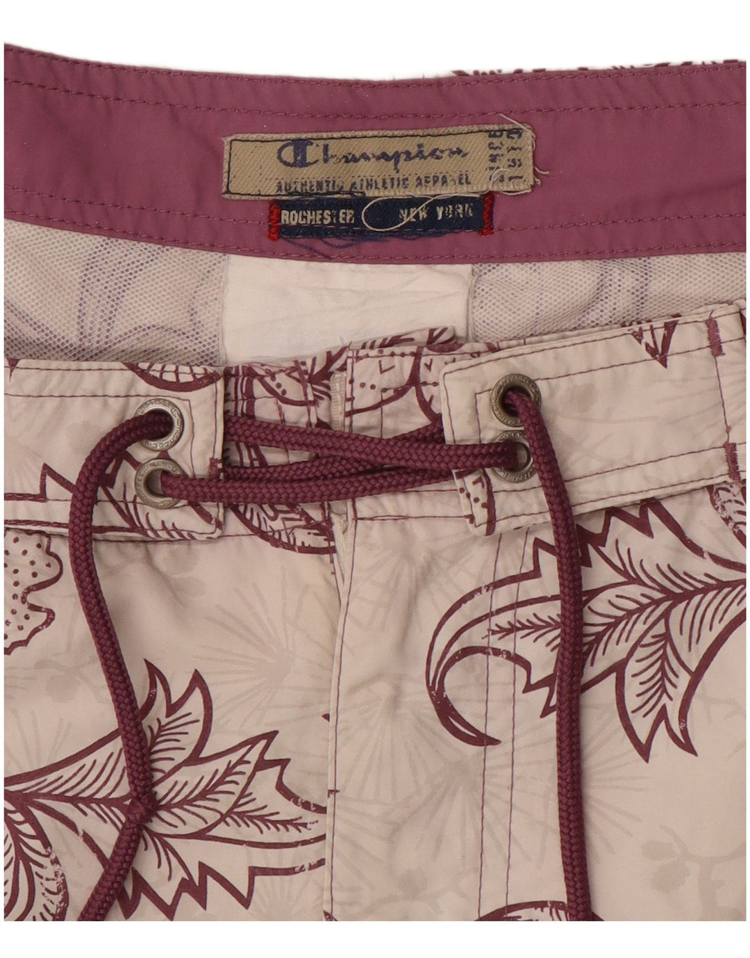 Champion Short de Bain Homme Grand Blanc Cassé Floral