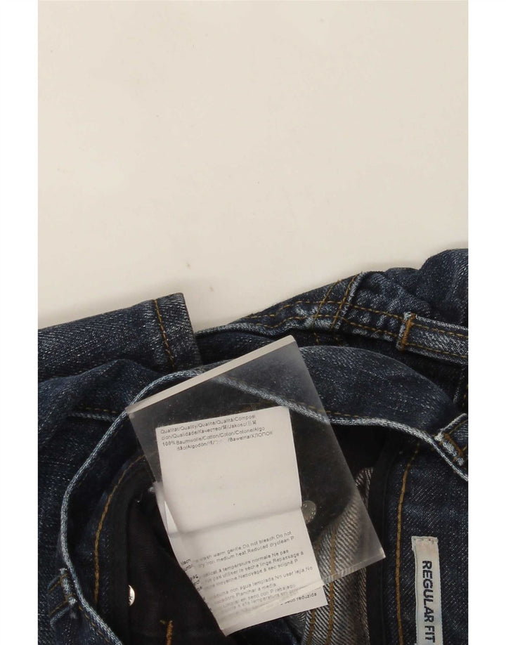 Boss Orange Jean droit coupe régulière pour homme W38 L34 bleu coton