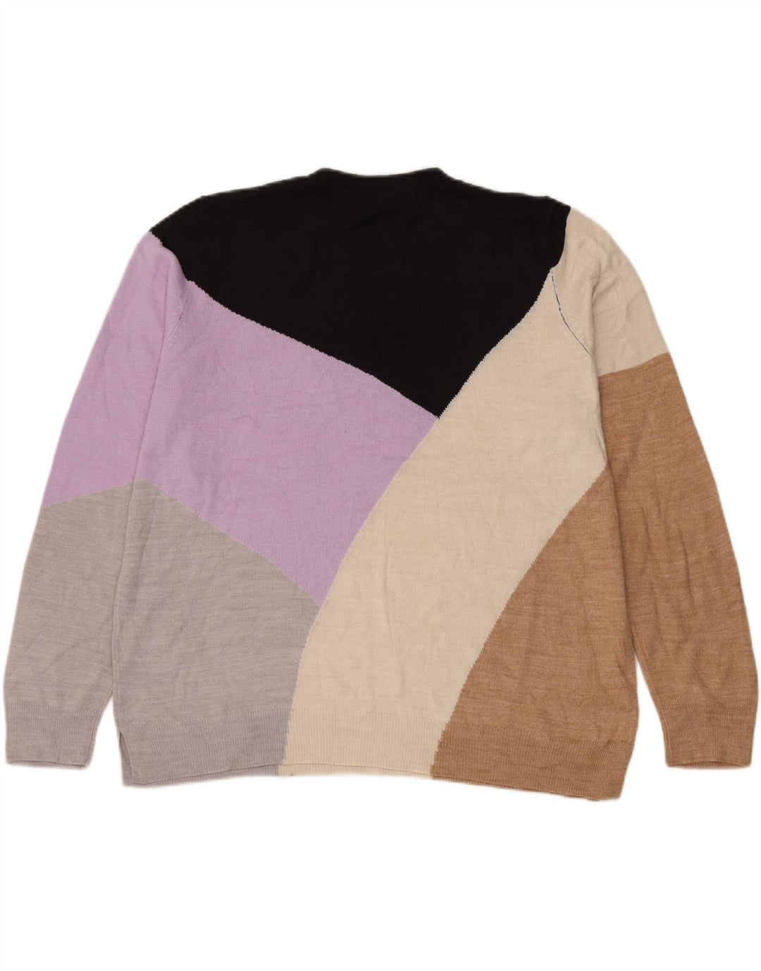 Marks & Spencer Pull ras du cou pour femme UK 18 XL Multicolore
