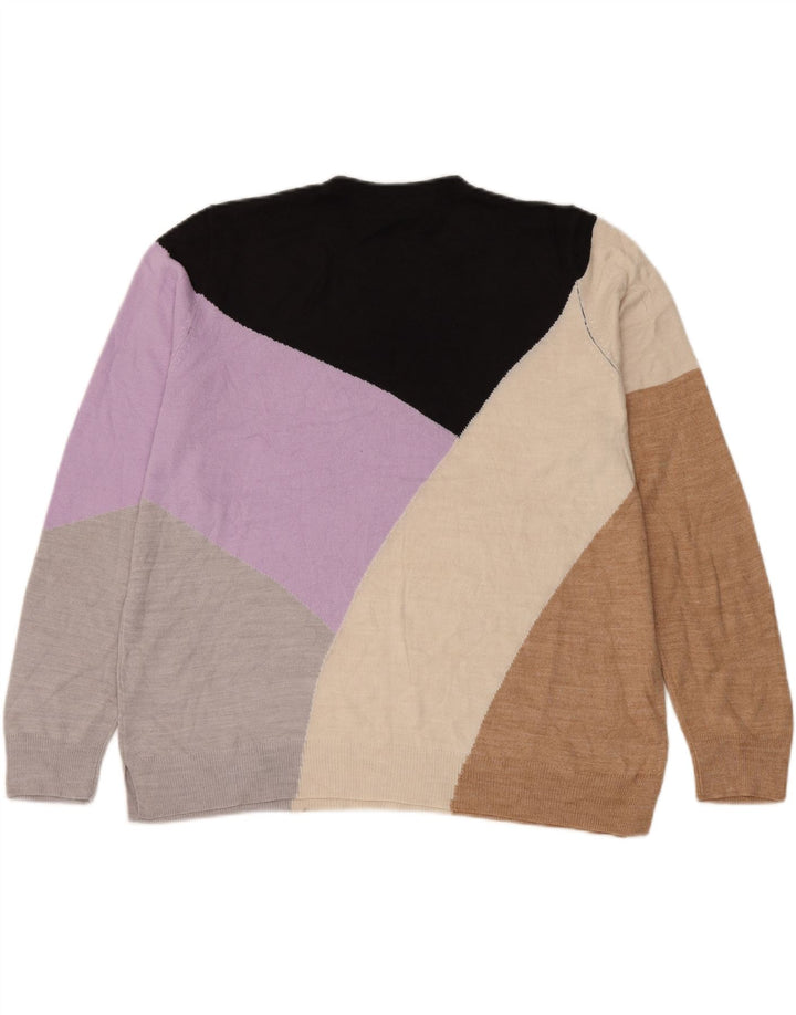 Marks & Spencer Pull ras du cou pour femme UK 18 XL Multicolore