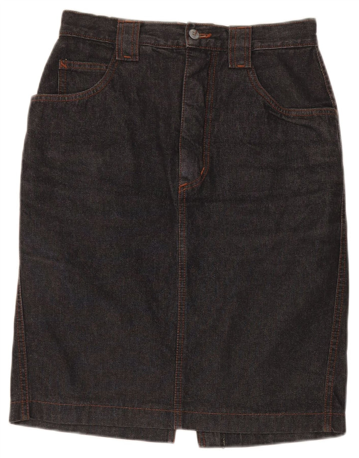 Krizia Femme Jupe En Jean W36 Large Gris Coton