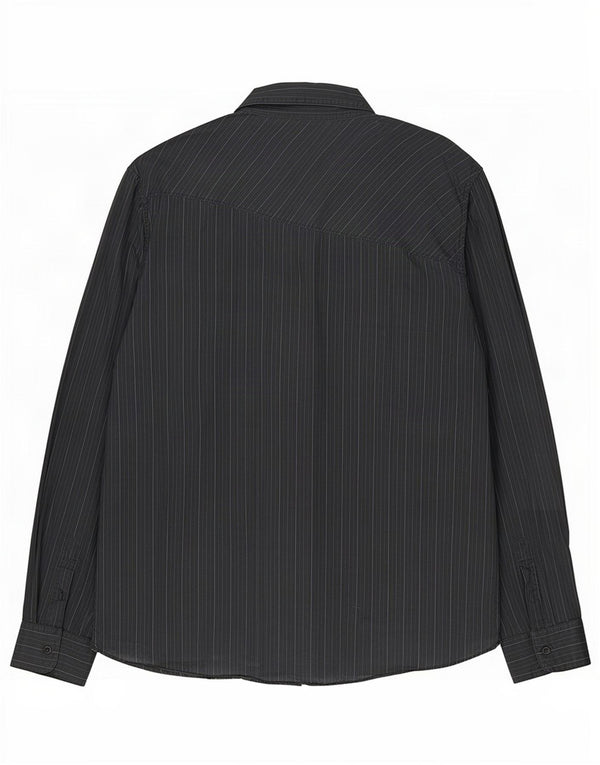 Chemise Volcom Homme XL Coton Rayé Noir