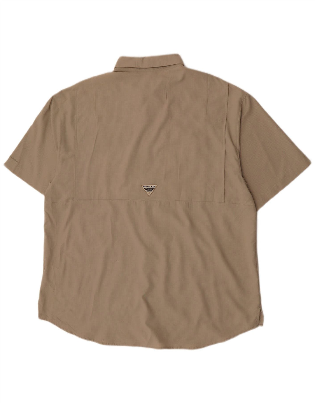 Columbia Chemise à Manches Courtes Homme XL Beige Polyester