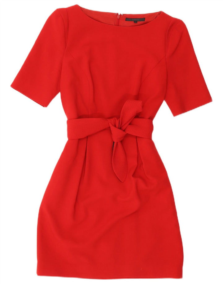 Coast Robe trapèze pour femme UK 42 Rouge moyen Polyester