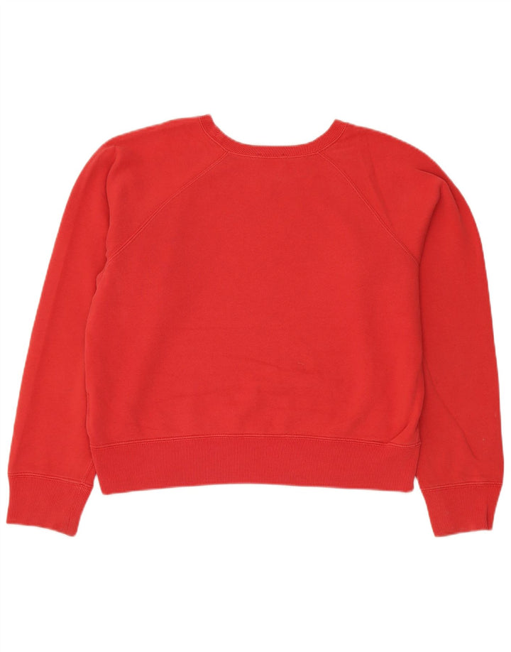 Polo Ralph Lauren Sweat-shirt surdimensionné pour femme UK 14 Rouge moyen