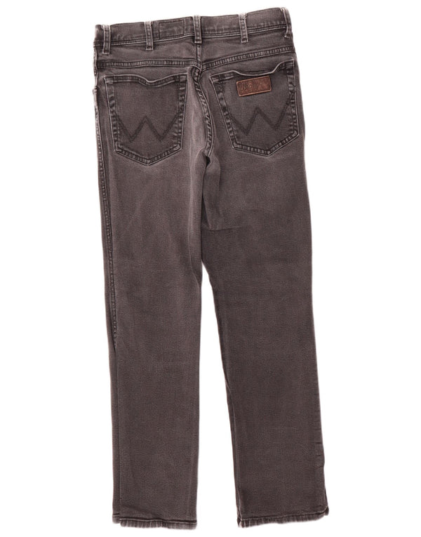 Wrangler Jean Droit Texas Stretch Homme W32 L30 Gris Coton