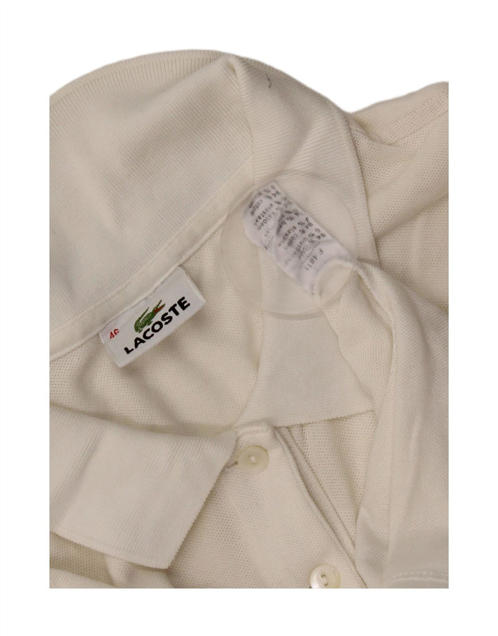 Lacoste Polo Femme Taille 46 XL Coton Blanc