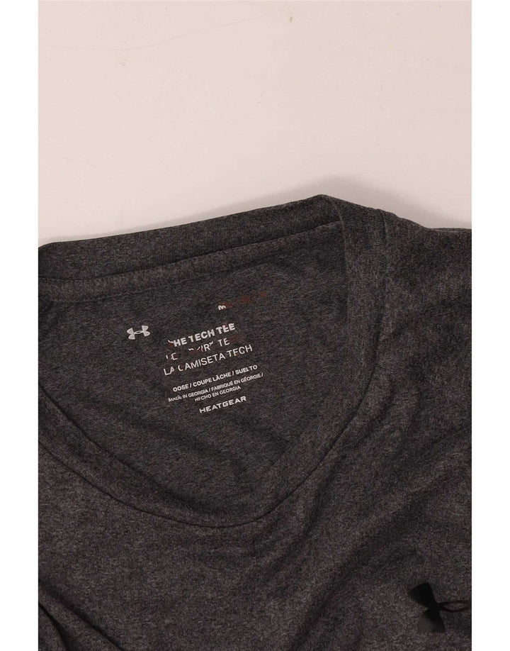 Under Armour Tee-Shirt Heat Gear Homme Gris Moyen