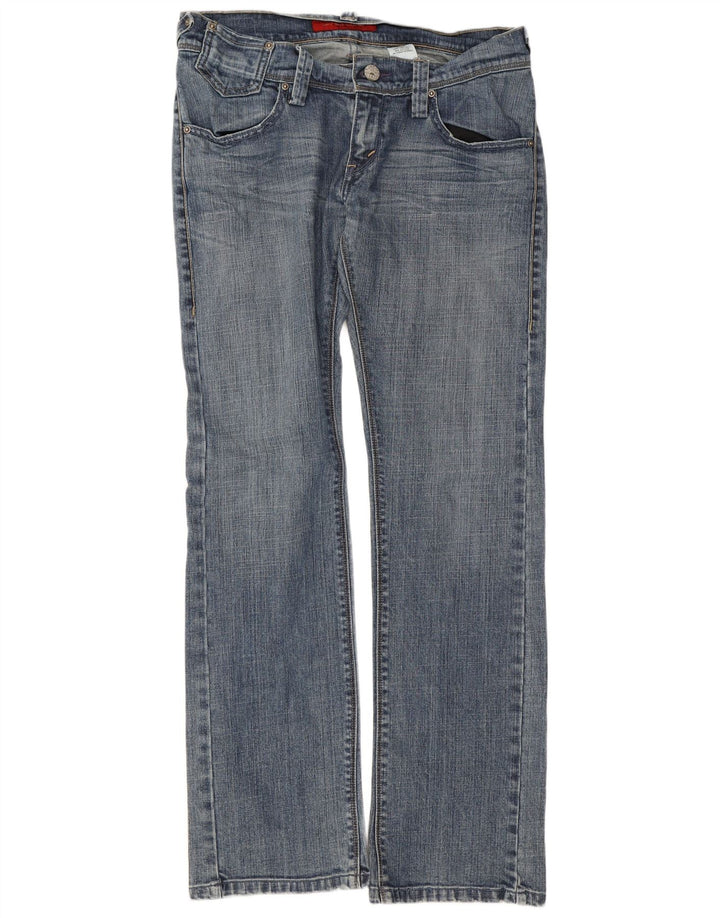 Levi's Jean Droit 504 Femme W29 L32 Bleu Coton