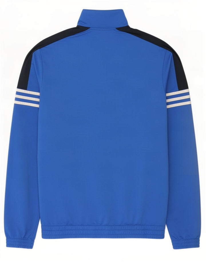 Adidas Veste de survêtement pour homme UK 38/40 Bleu moyen Polyester colour block