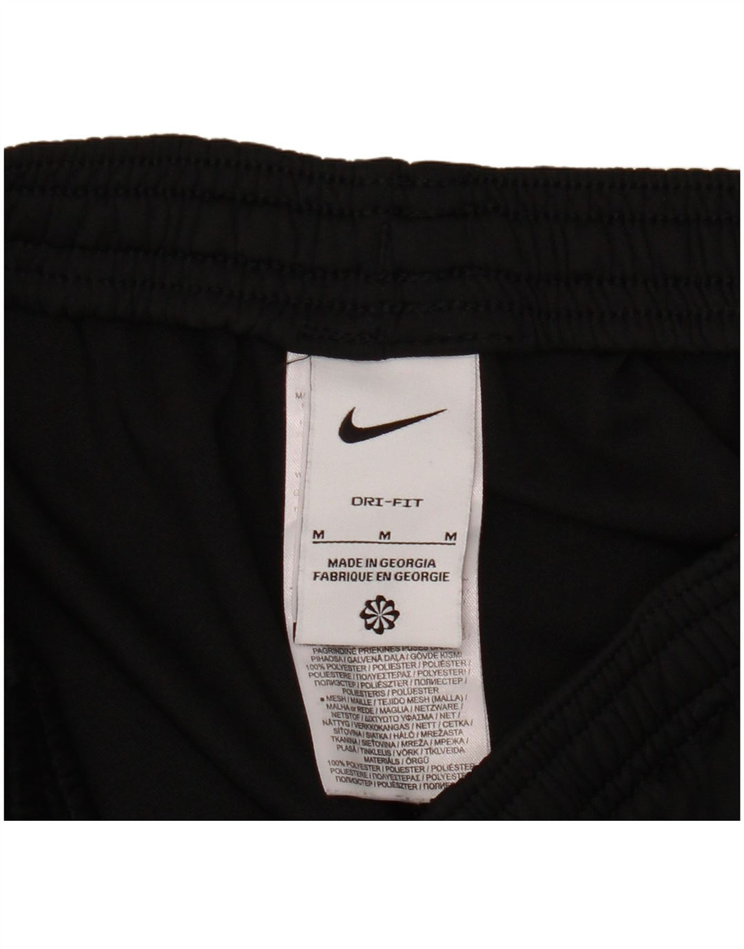 Nike Pantalon de survêtement Dri Fit Homme Noir Moyen Polyester