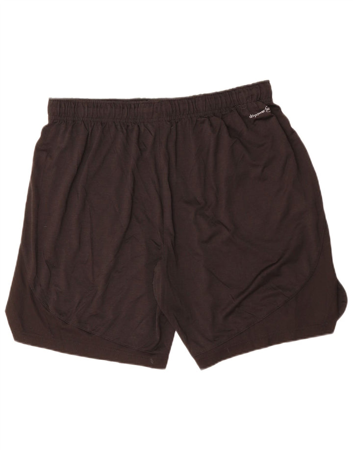 RUSSELL ATHLETIC Short de Sport pour Homme Grand Noir Polyester