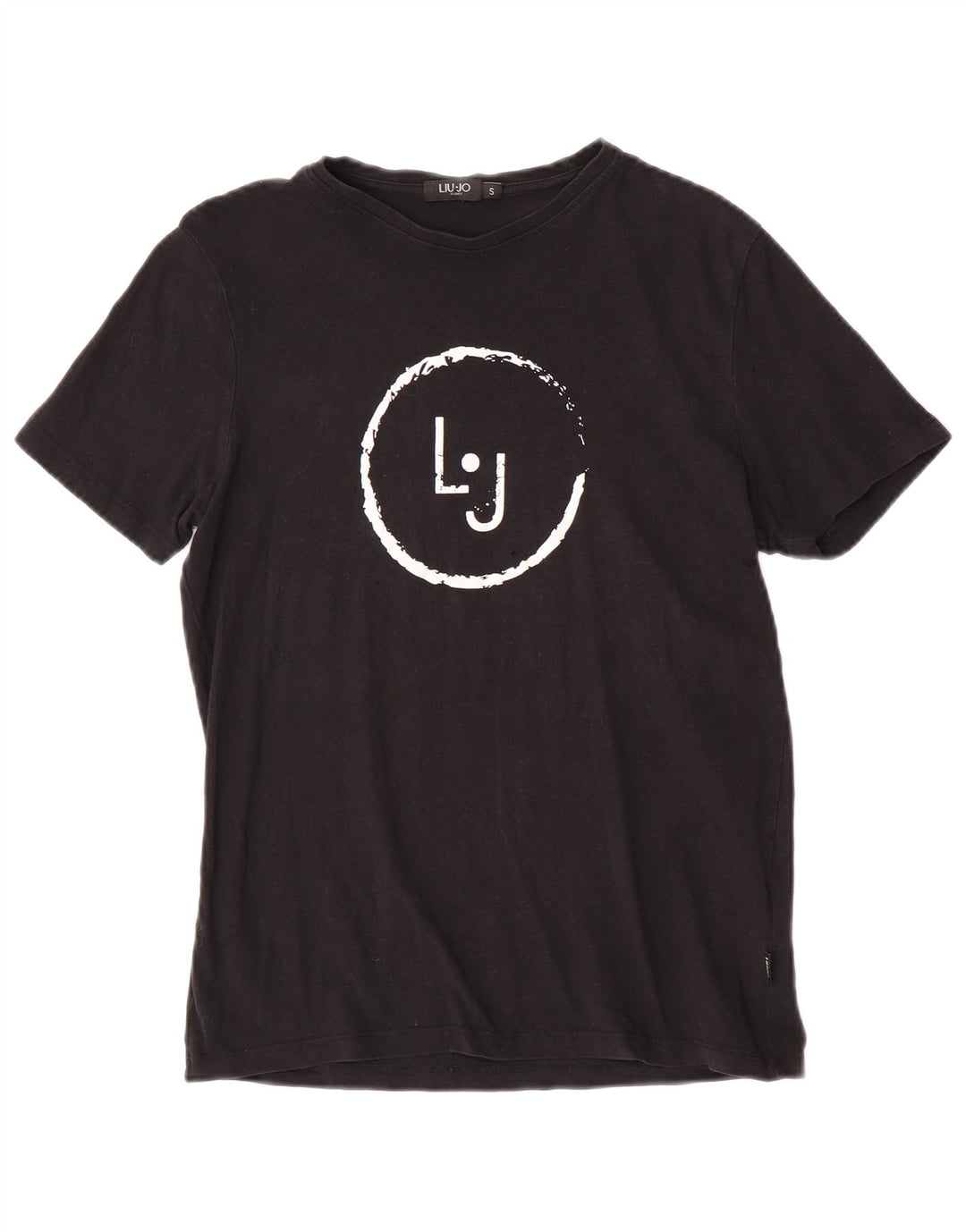 Liu Jo T-Shirt Graphique Homme Petit Noir Coton