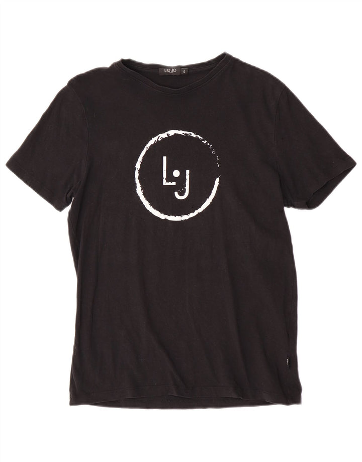 Liu Jo T-Shirt Graphique Homme Petit Noir Coton