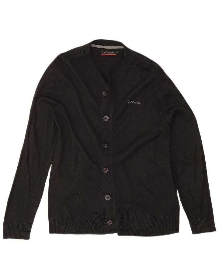 Pierre Cardin Pull Cardigan Homme Petit Acrylique Noir