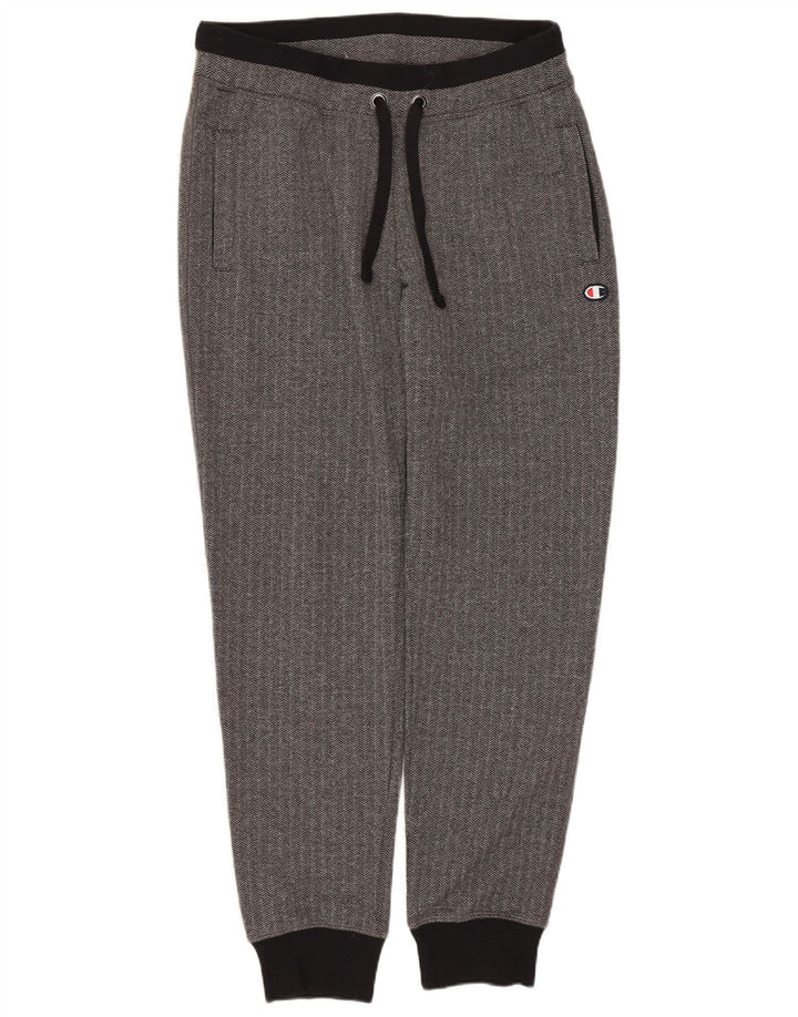 Champion Pantalon De Survêtement Femme Joggers Gris Moyen Herringbone