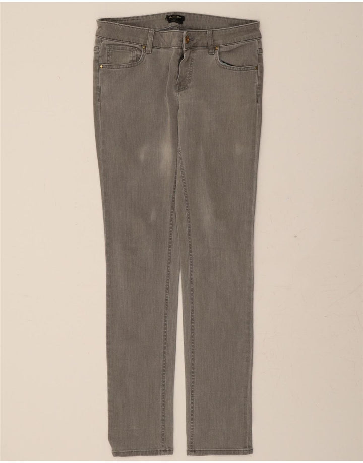 MASSIMO DUTTI Womens Slim Jeans EU 38 Small W28 L30 Grey Cotton Vintage Massimo Dutti and Second-Hand Massimo Dutti from Messina Hembry 