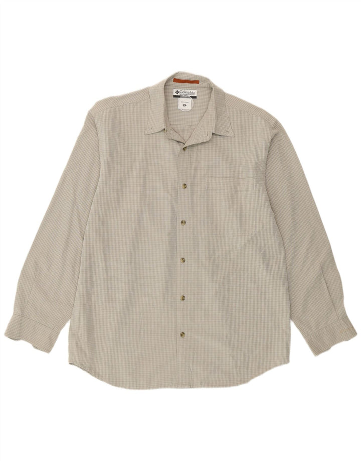 Columbia Chemise Homme Gris Moyen Check Modal