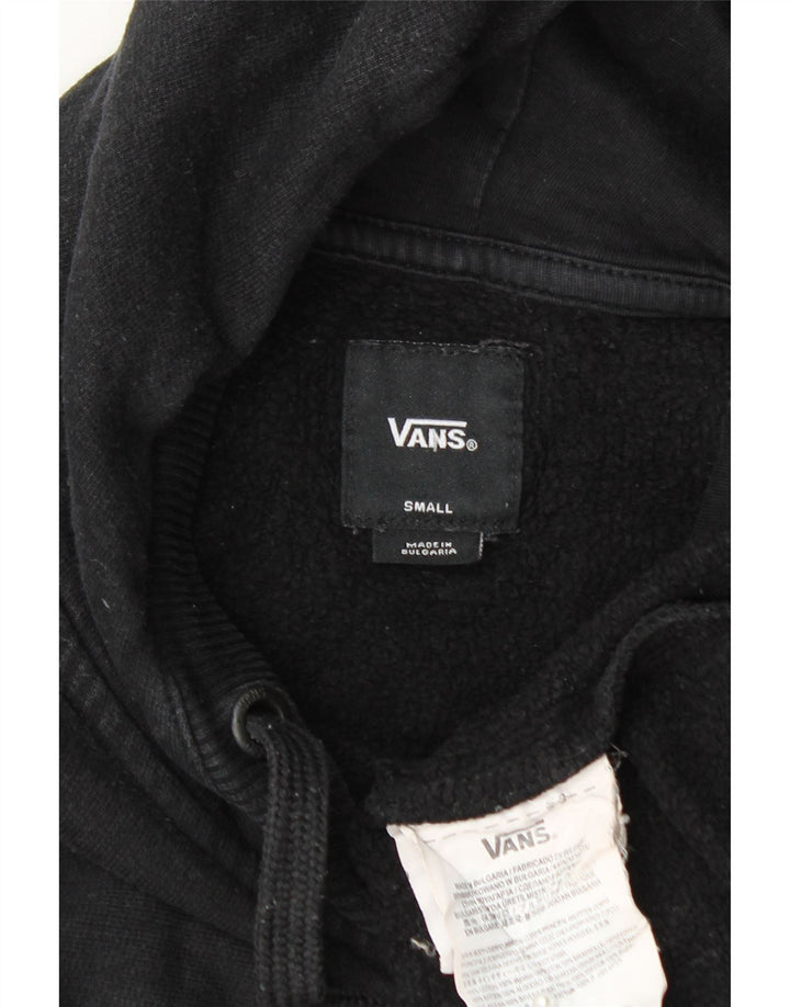 VANS Pull à capuche graphique pour homme Petit coton noir