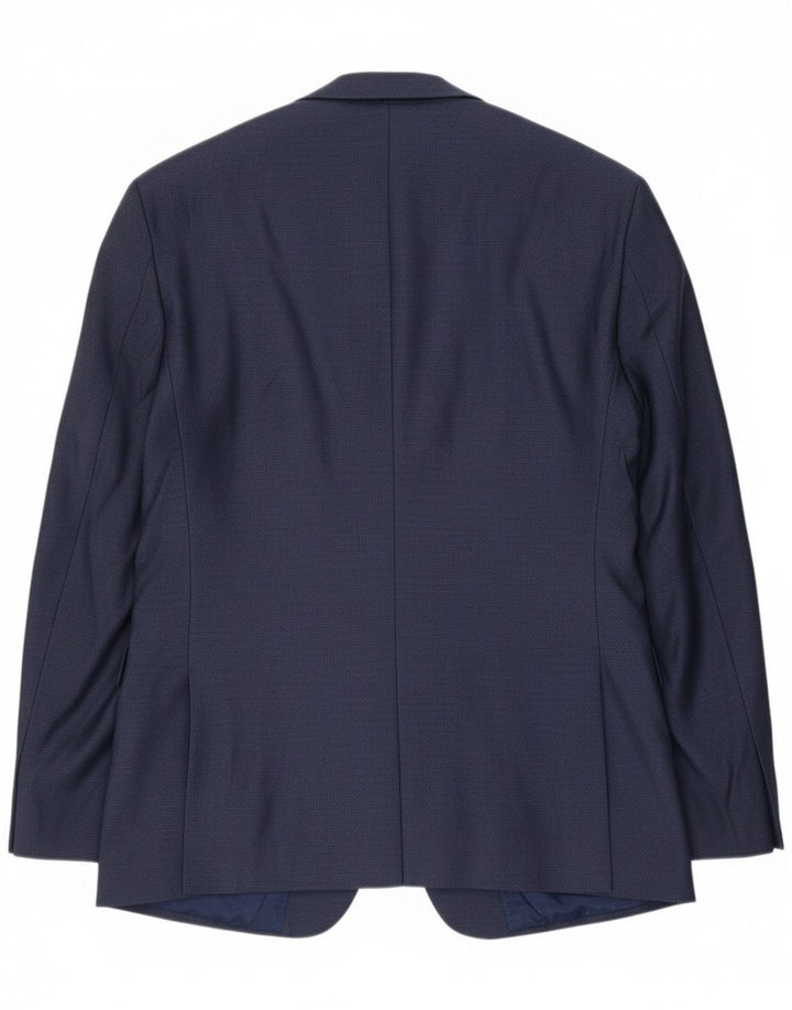 Calvin Klein Veste blazer à 2 boutons pour homme UK 38 Bleu marine moyen Polyester