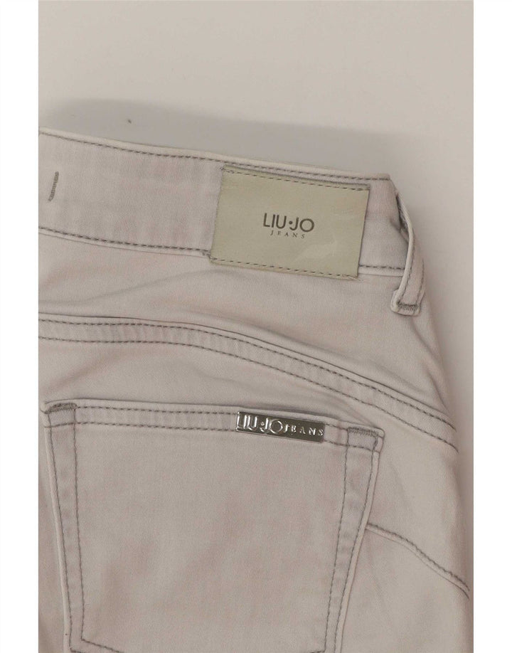 Liu Jo Jean Slim Femme W28 L31 Gris Géométrique