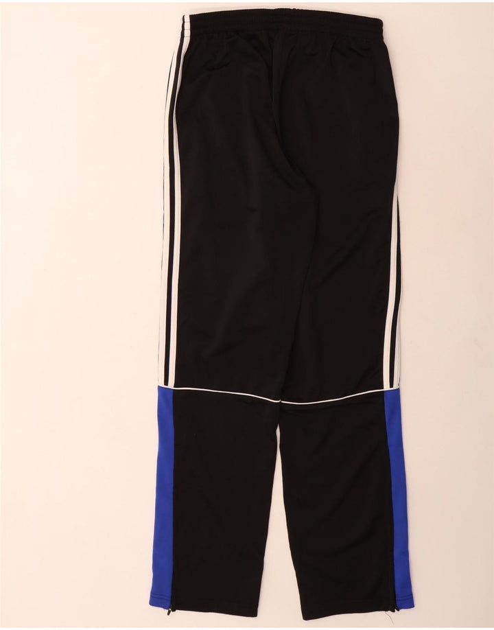 Adidas Pantalon de survêtement pour homme UK 38/40 Noir moyen Polyester colour block