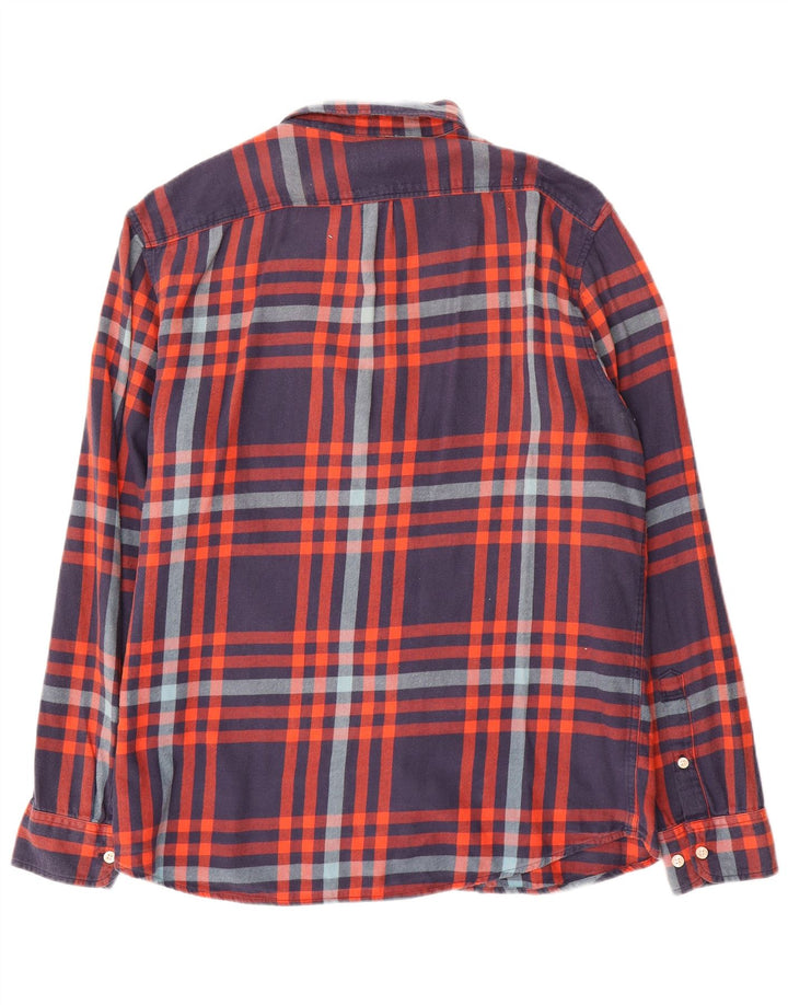 Lee Chemise Flanelle Homme XL Bleu Carreaux Coton