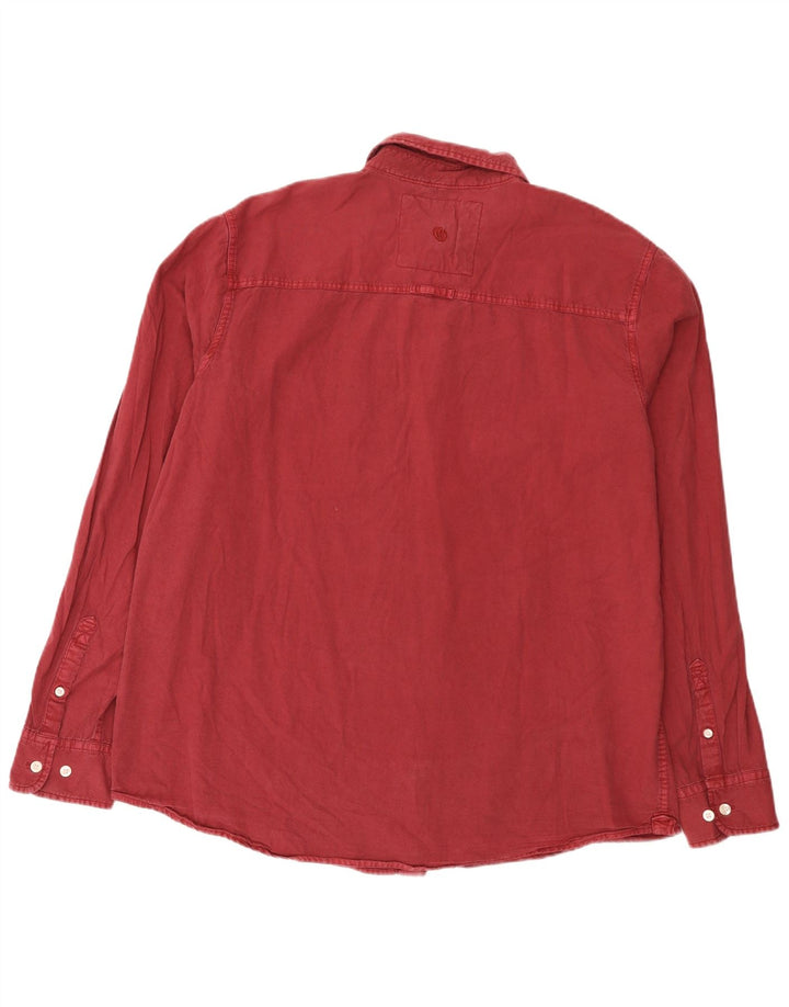 Chemise Homme Fat Face 2XL Coton Bordeaux