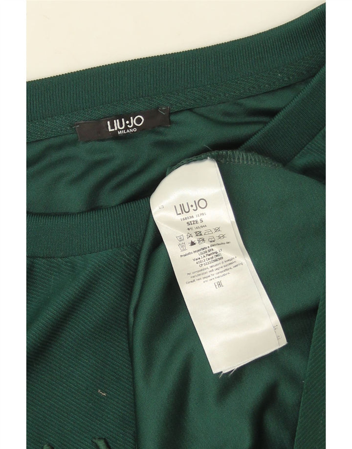 Liu Jo Sweat-shirt graphique surdimensionné pour femme UK 10 Petit Vert