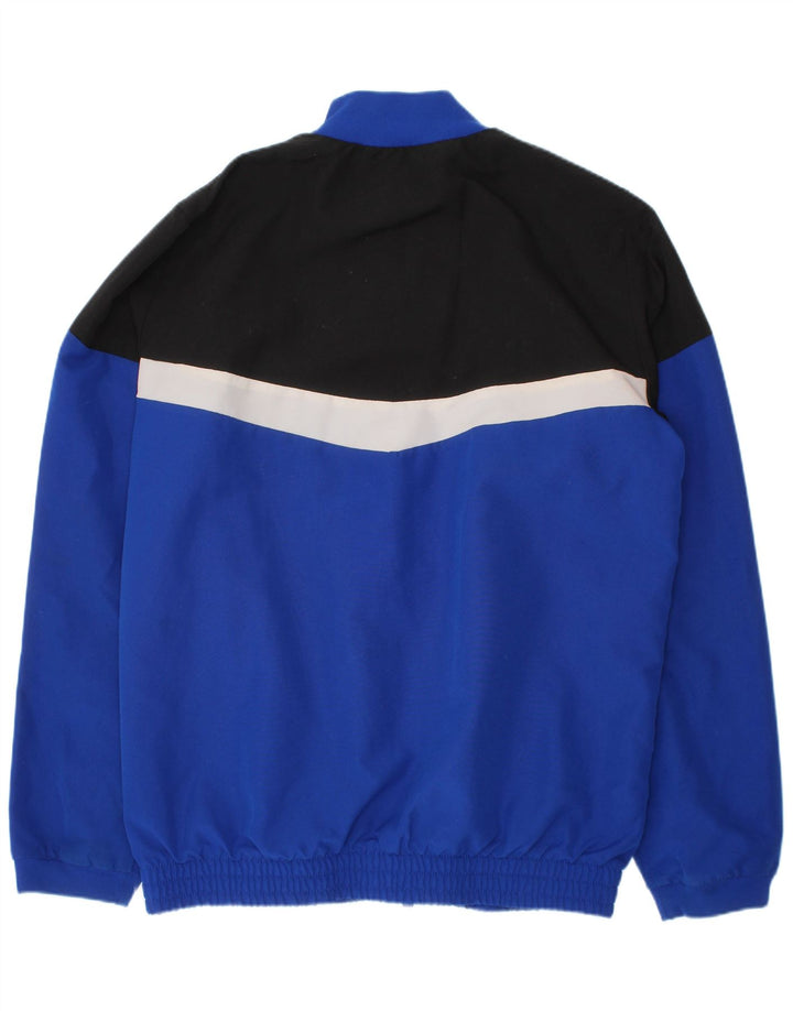 Adidas Veste de Survêtement Garçon 9-10 Ans Bleu Colorblock Polyester
