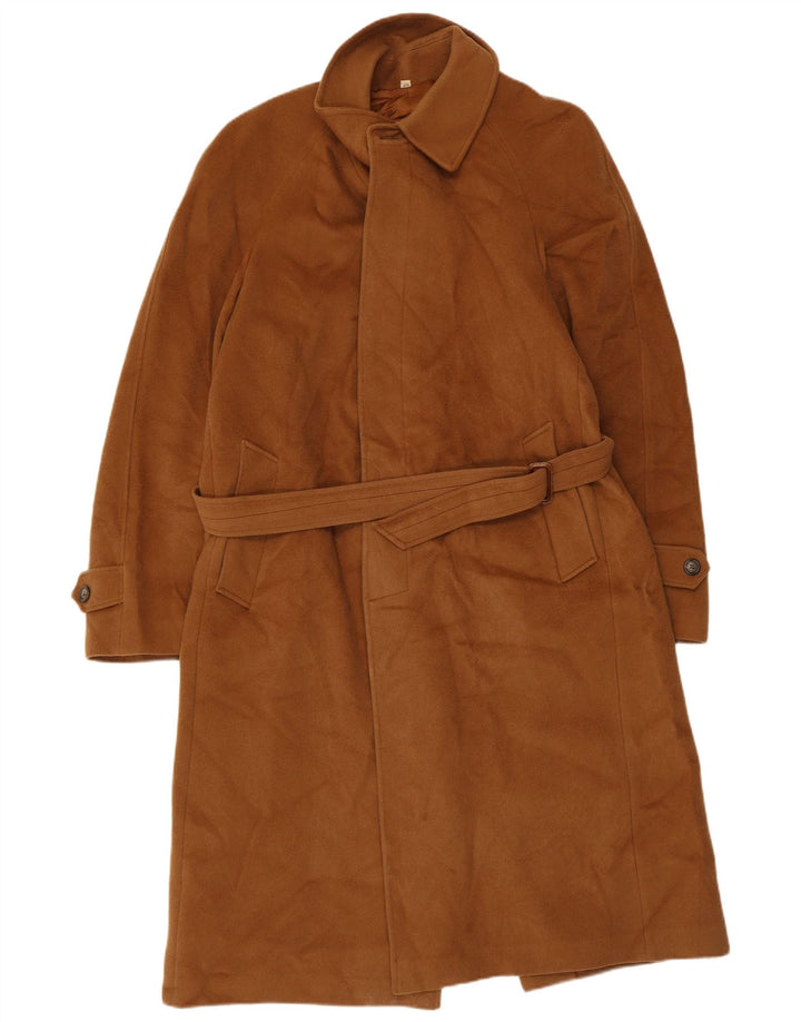 Mario Zegna Manteau Homme IT 52 XL Beige Laine Vierge
