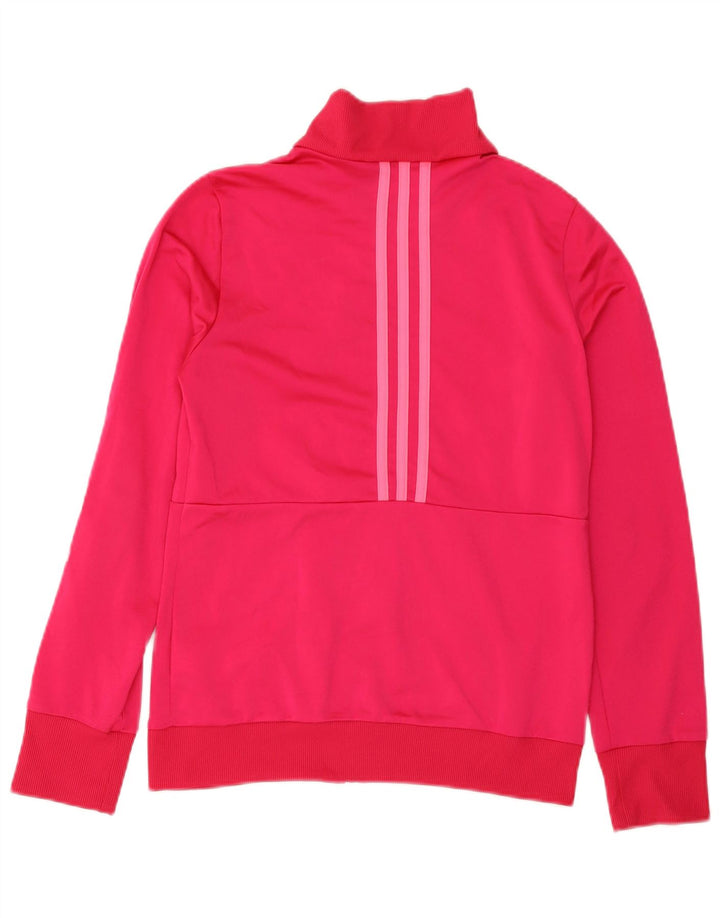 ADIDAS Veste de Survêtement Graphique Fille 13-14 ans Rose Polyester