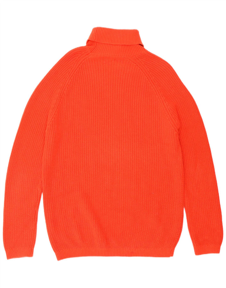 Zara Pull Col Roulé Homme XL Rouge Coton