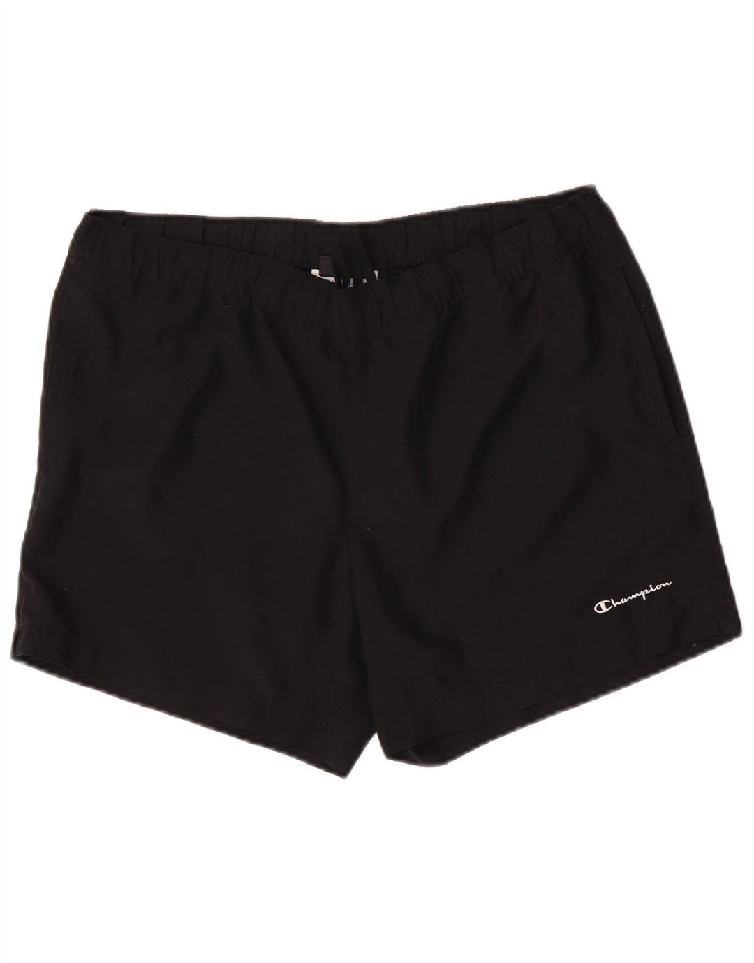 Champion Short de sport pour homme Large Noir Polyester