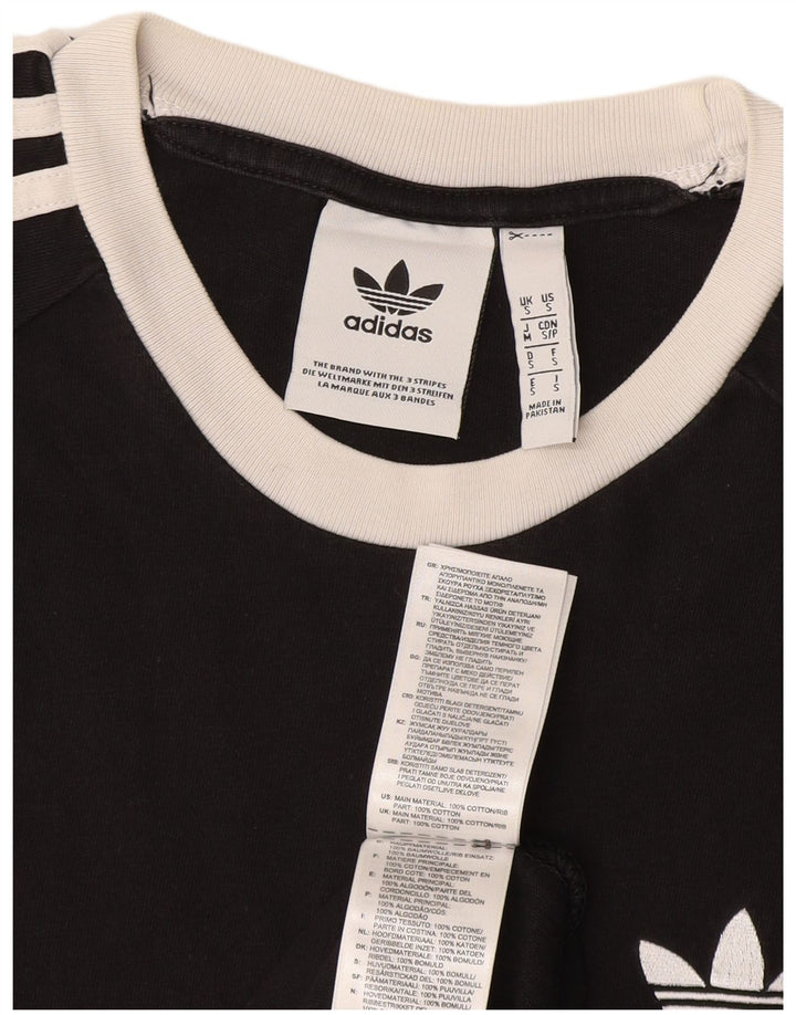 Adidas T-Shirt Homme Haut Petit Coton Noir