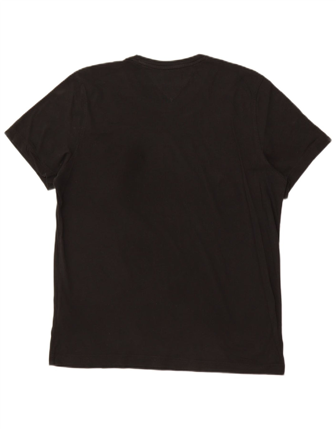 TOMMY HILFIGER T-Shirt Homme Top XL Noir Coton