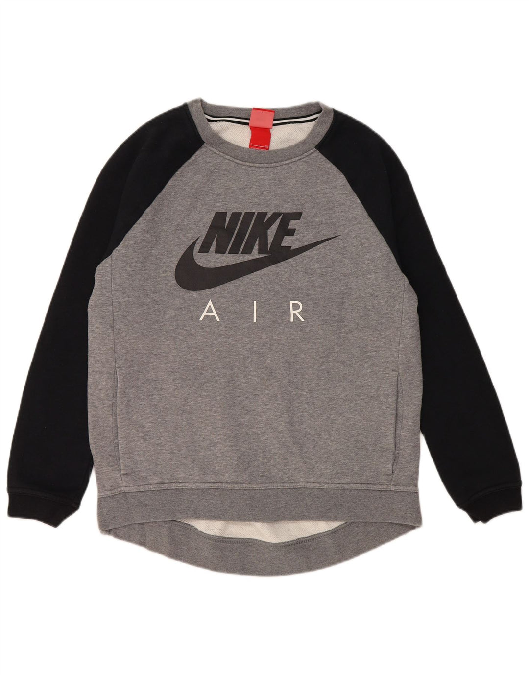 Nike Sweat-shirt graphique pour homme en coton color block Gris Taille S