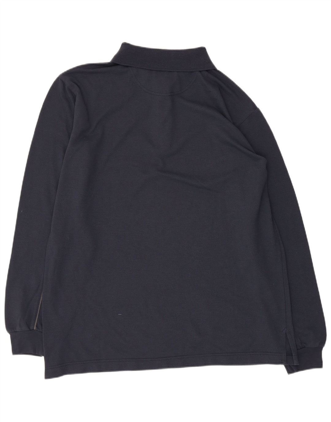 HELLY HANSEN Polo à manches longues et col zippé pour homme en coton bleu marine moyen