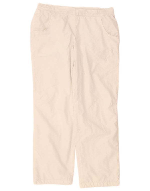 Puma Pantalon de survêtement pour femme UK 16 Large Blanc Polyester