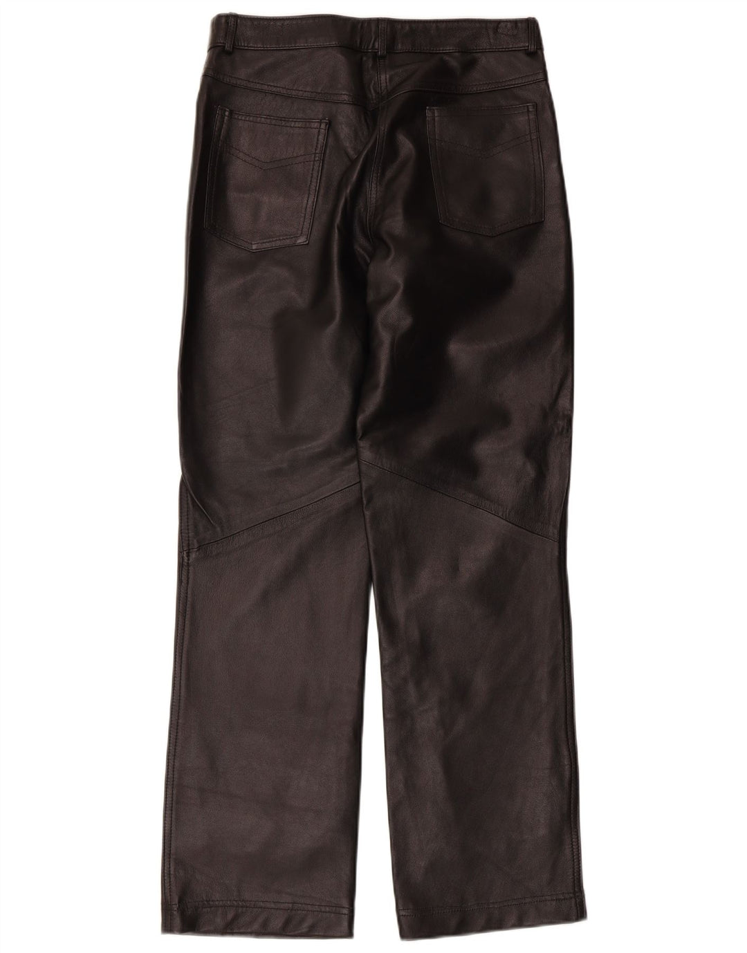Conbipel Pantalon en cuir pour femme IT 46 Large W30 L30 Noir