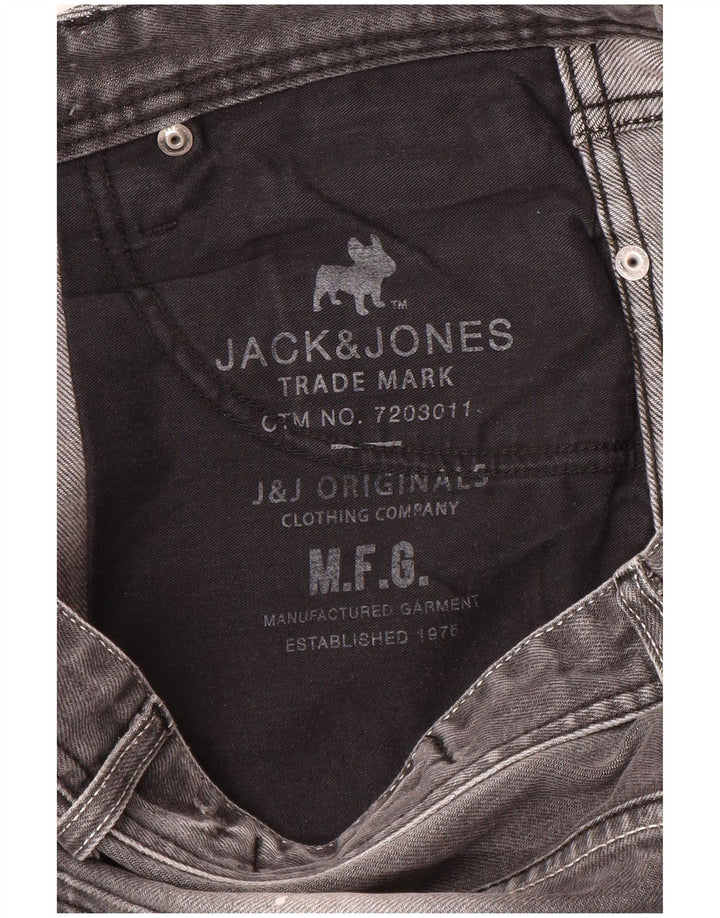 Jack & Jones Jean Slim Effet Déchiré W32 L33 Homme Gris