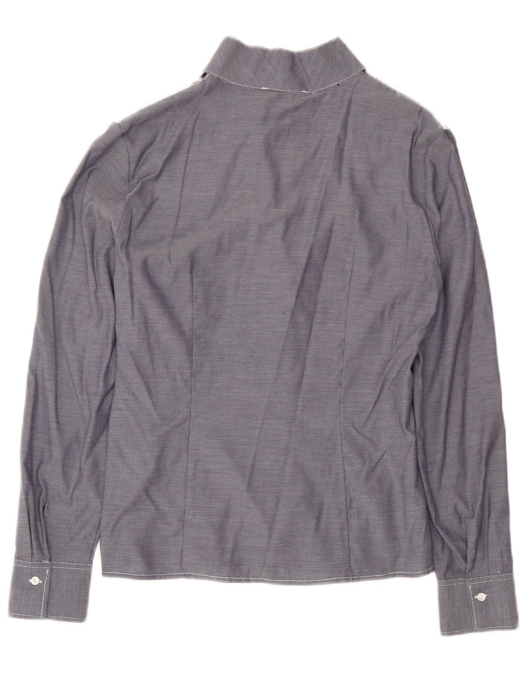 Naracamicie Chemisier Femme UK 12 Moyen Bleu Marine Floral Coton