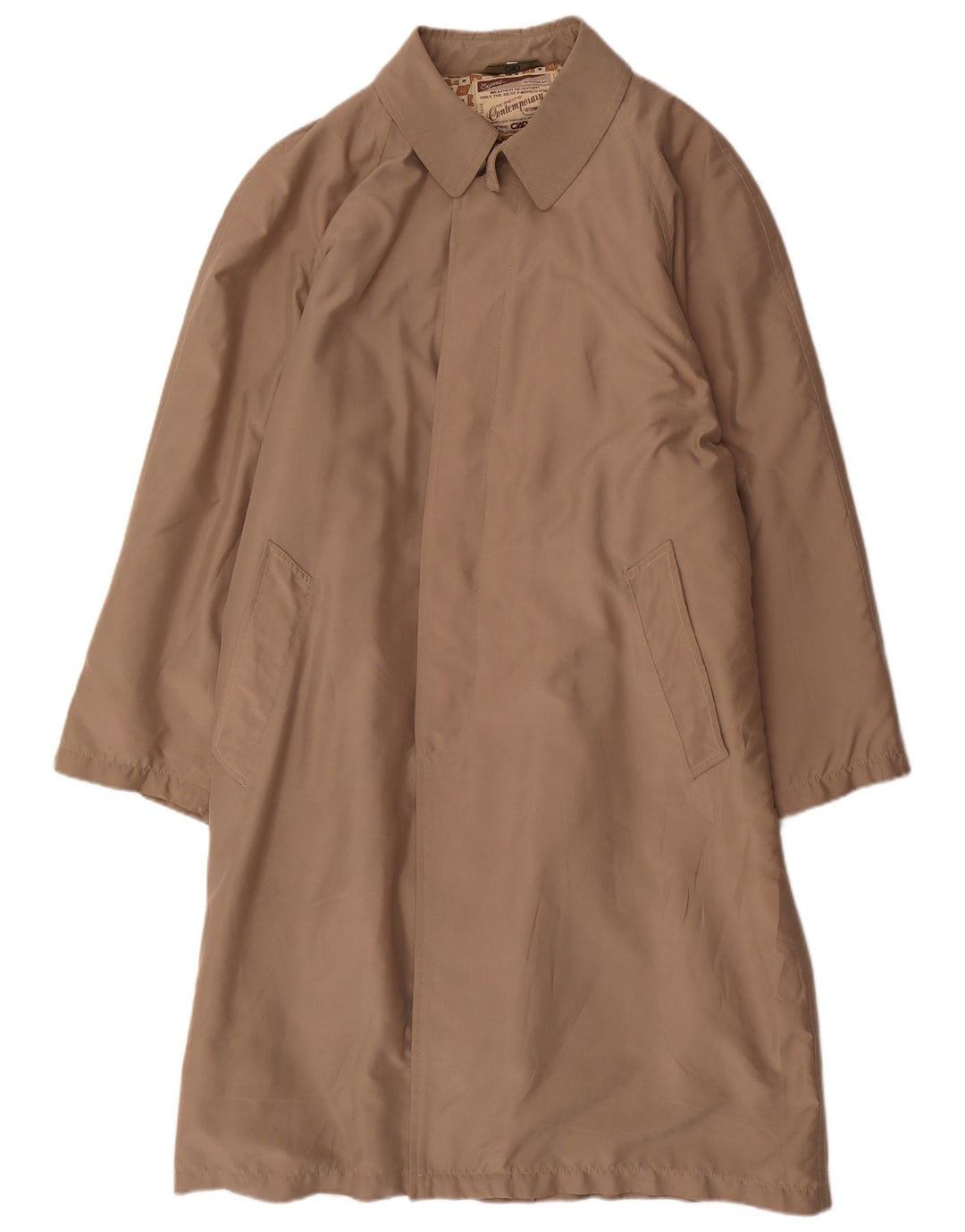 Pardessus Homme Contemporain IT 52 XL Beige Polyester