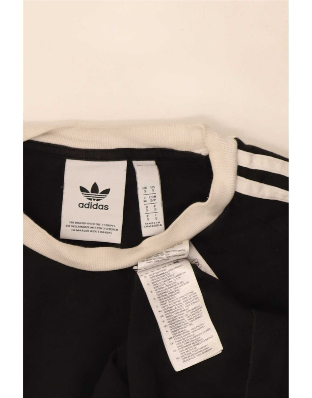 Adidas T-Shirt Homme Haut Petit Coton Noir