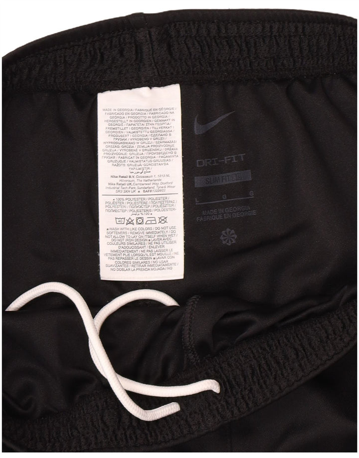 Nike Short de sport Dri Fit Slim Fit pour homme en polyester noir Taille L