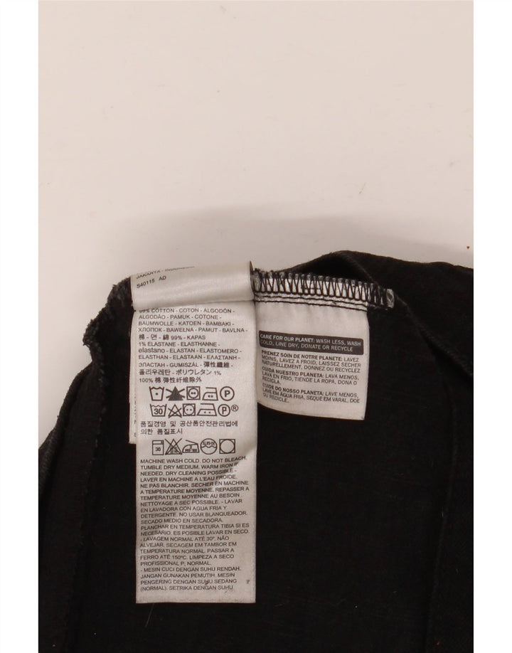 Levi's Veste en Jean Femme UK 14 Coton Noir Moyen